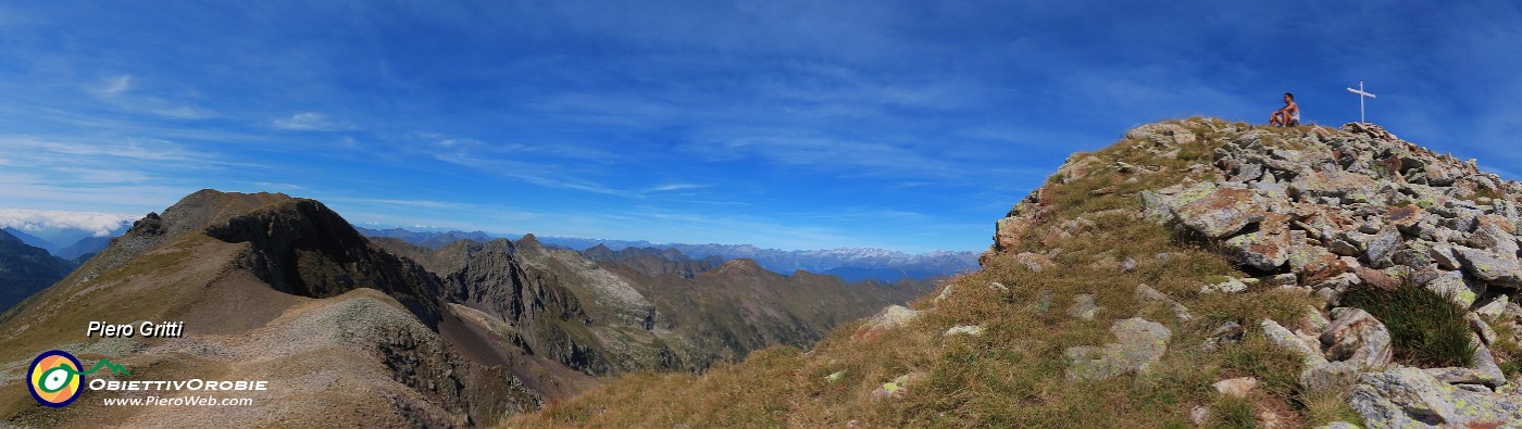 32 Da Cima Venina (2624 m) vista verso il Monte Masoni (2663 m).jpg